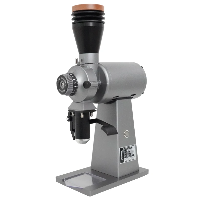 Coffee Grinder Burr Flat - مطحنة قهوة إسبريسو كهربائية قابلة للتعديل،