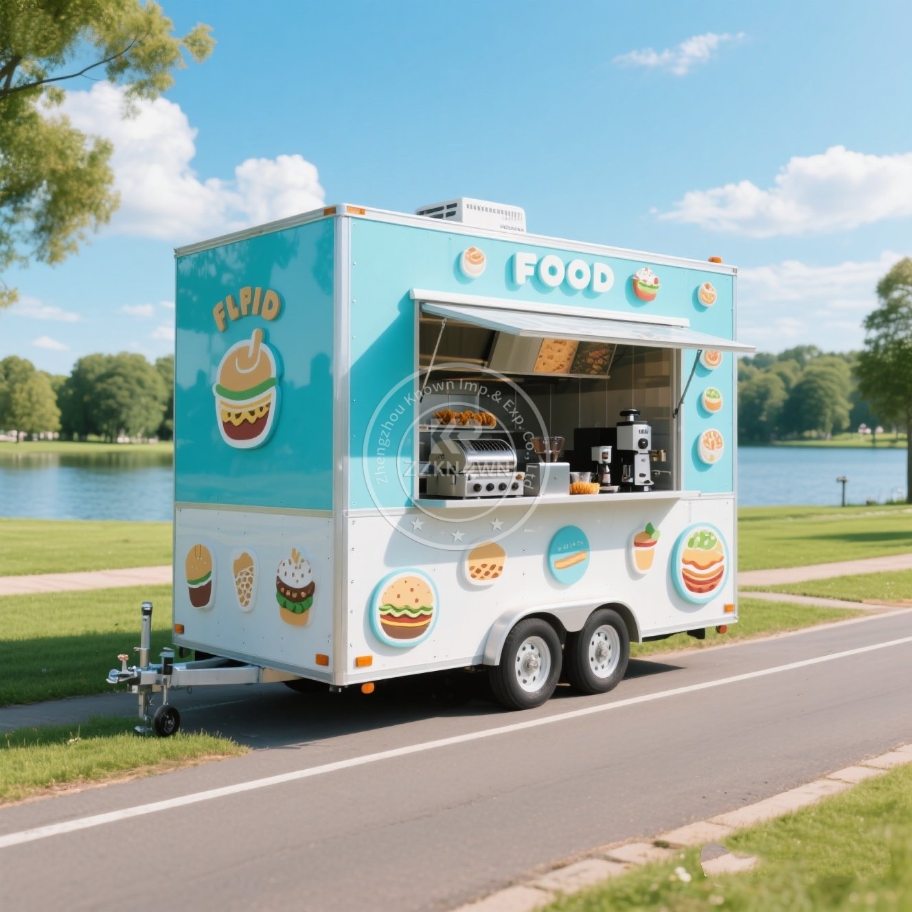 Coffee Van Equipment - الغذاء مقطورة شاحنة الآيس كريم القهوة