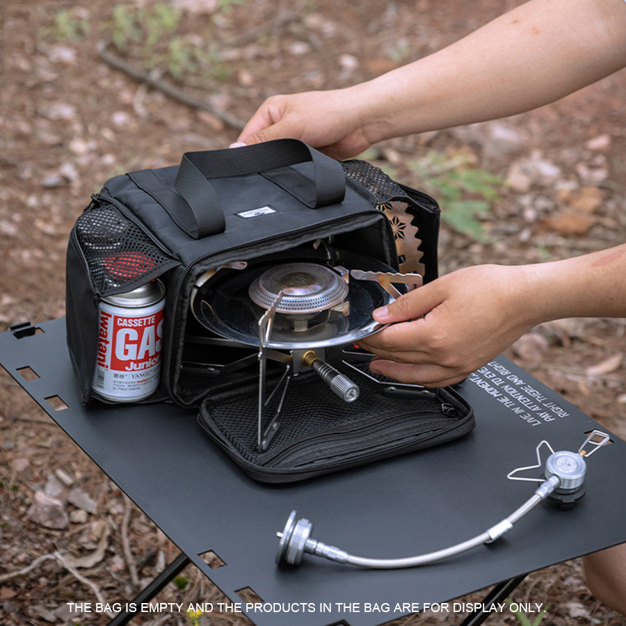 Coffee Equipment For Camping - حقيبة صغيرة لخزان غاز موقد الكاسيت