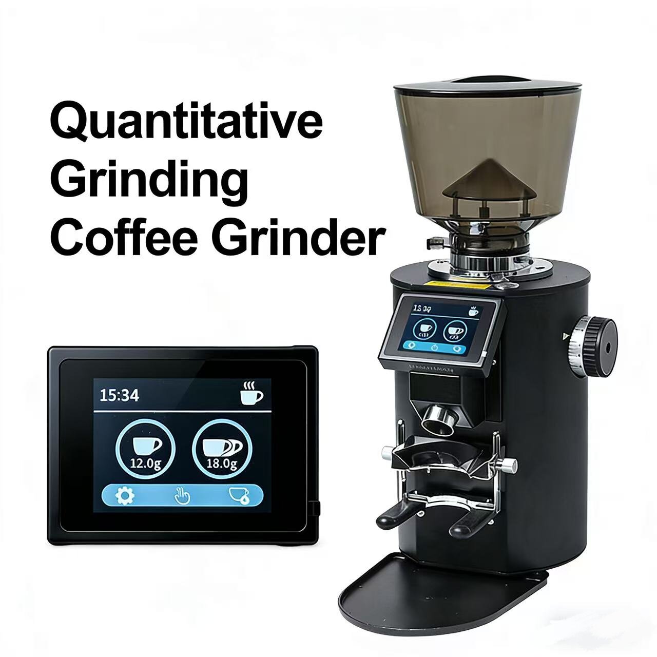 مطحنة قهوة احترافية تجارية بقط - مراجعة Coffee Grinder Burr Flat وسعره
