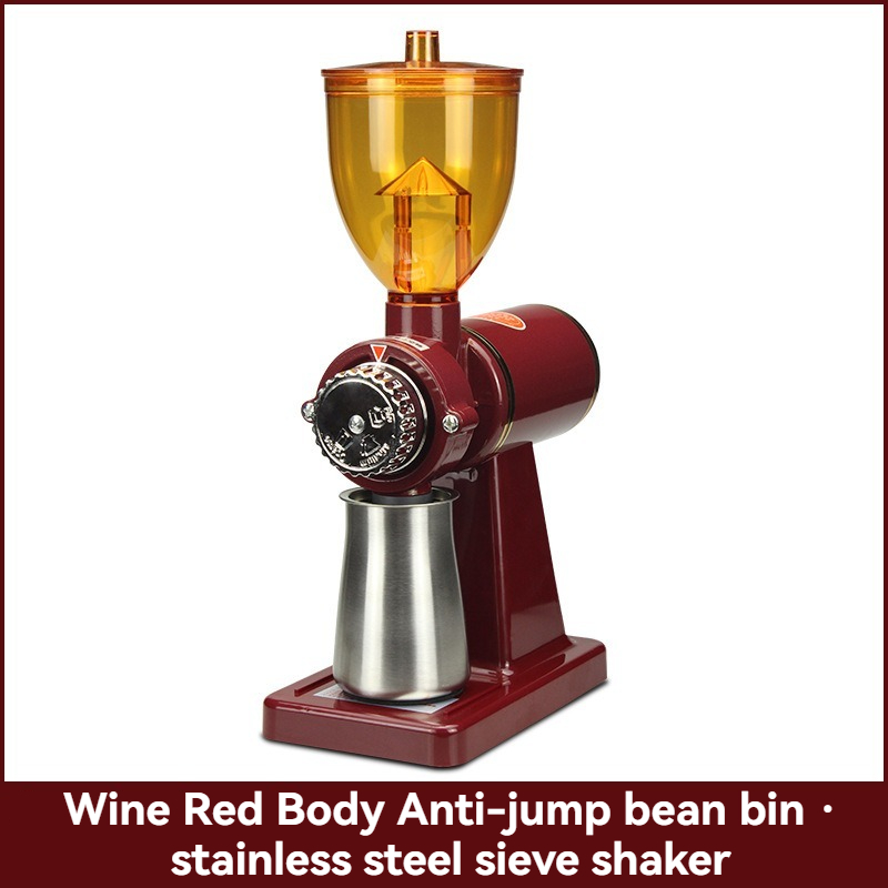مطحنة قهوة منزلية محسنة مضادة  - مراجعة Coffee Grinder Burr Flat وسعره