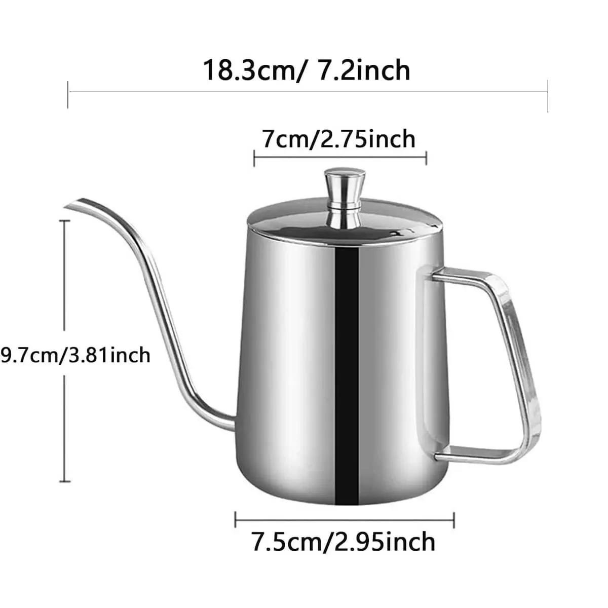 الفولاذ المقاوم للصدأ صب صانع  - مراجعة Coffee Equipment Pour Over وسعره