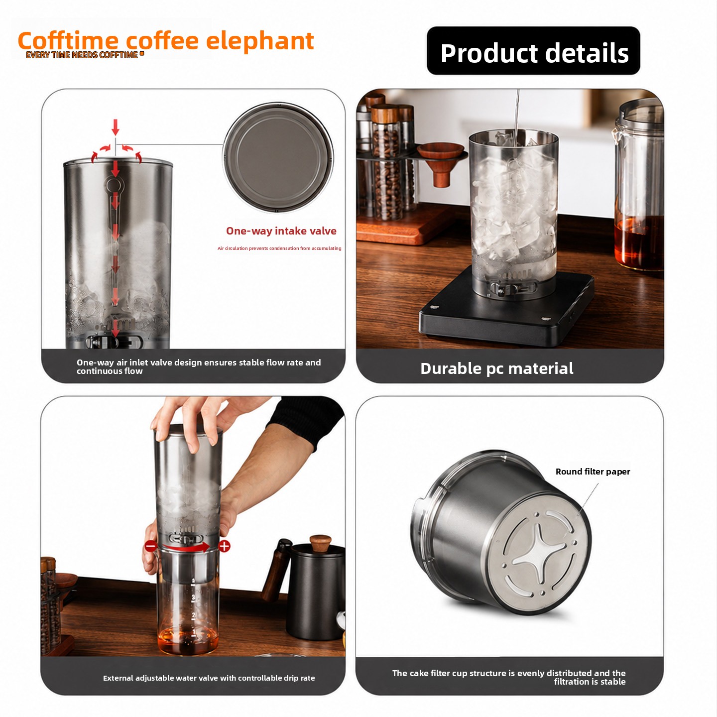وعاء تحضير القهوة الباردة سعة  - مراجعة Coffee Equipment For Camping وسعره