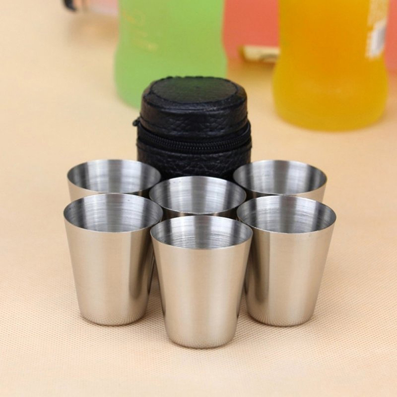 4/6 قطعة أكواب من الفولاذ المق - مراجعة Espresso Shot Glass وسعره