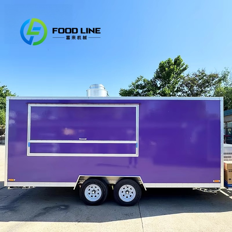 عربة طعام متنقلة مخصصة، مقطورة - مراجعة Coffee Van Equipment وسعره
