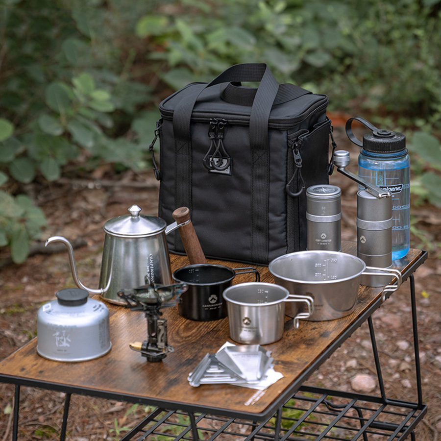 حقيبة صغيرة لخزان غاز موقد الك - مراجعة Coffee Equipment For Camping وسعره