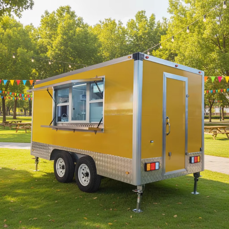 عربات طعام، شاحنة طعام صغيرة،  - مراجعة Coffee Van Equipment وسعره