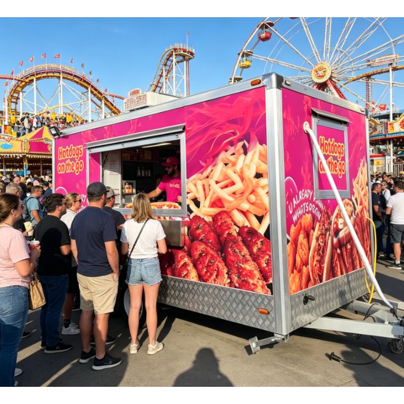 عربات طعام، شاحنة طعام صغيرة،  - مراجعة Coffee Van Equipment وسعره