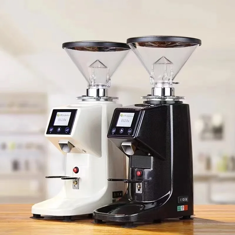 مطحنة قهوة تجارية أوتوماتيكية  - مراجعة Coffee Grinder Burr Flat وسعره