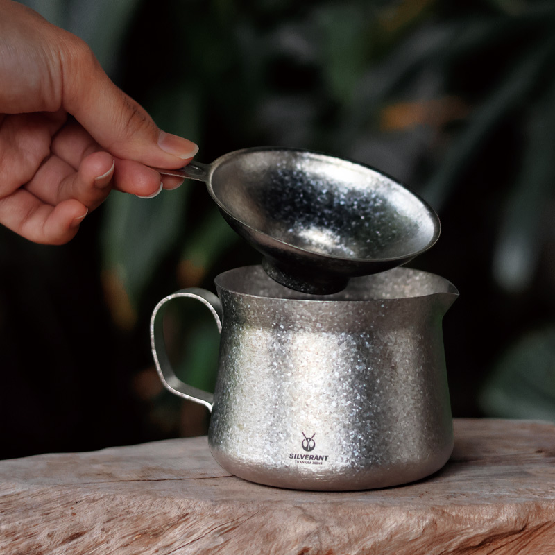 إبريق شاي القهوة من التيتانيوم - مراجعة Coffee Equipment For Camping وسعره