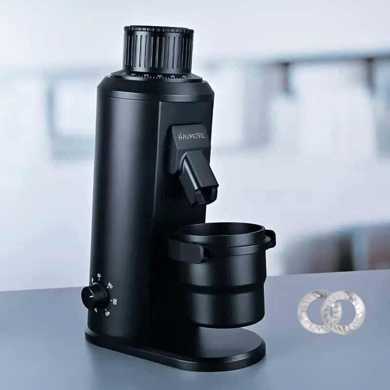 مطحنة قهوة أوتوماتيكية من الفو - مراجعة Coffee Grinder Burr Flat وسعره